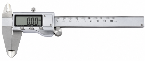 Shars Digital Caliper, 0 - 6"/0-150mm, .0005"/0.01mm, No-Output 305-1606
