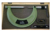 Borletti Micrometer manufactured in Italy P-MESAC/1 Outside Pointed Micrometer 0-100MM x .01mm