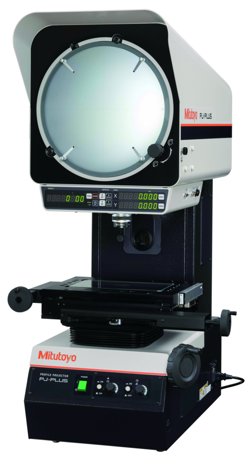 Mitutoyo 302-801-10 Profile Projector PJ-P1010A XY=100×100 mm Resolution .001mm /.00005"