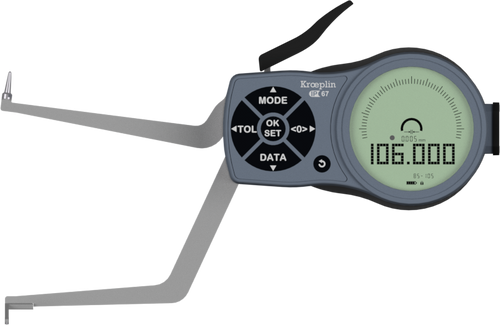 Kroeplin Digital Internal 3-Point Caliper Gauge 85-105mm/3.35-4.13", 0.001mm/.00005", L285P3