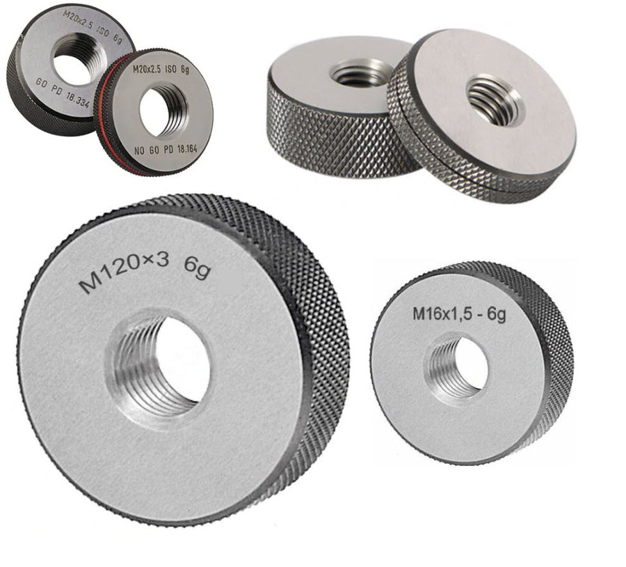 Metric Thread Ring Gauges (Go) Code No P9024-G10-3 Size M10x1 With UKAS Certificate of Calibration