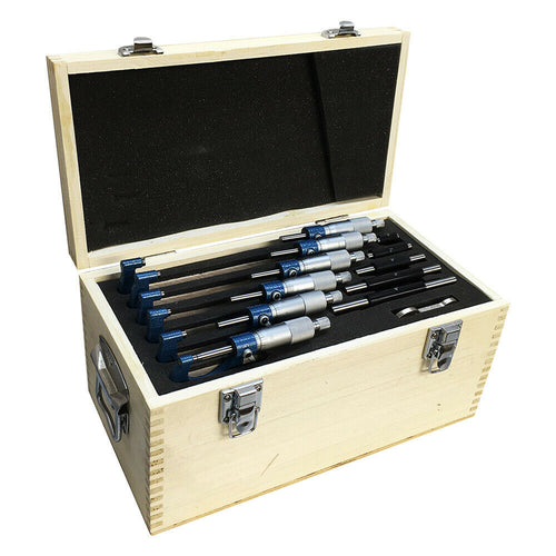 Inspec Mechanical micrometer set with heat shield 0-150mm x.01mm 102-66-00