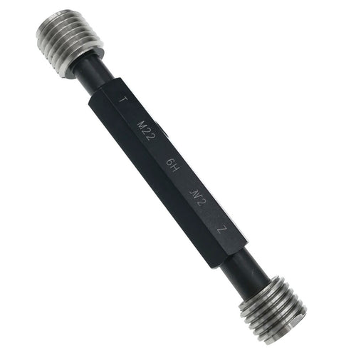 Metric Thread Plug Gauges Go No Go Class 6H Size M22 x 2.5 Code P9023-M22-1