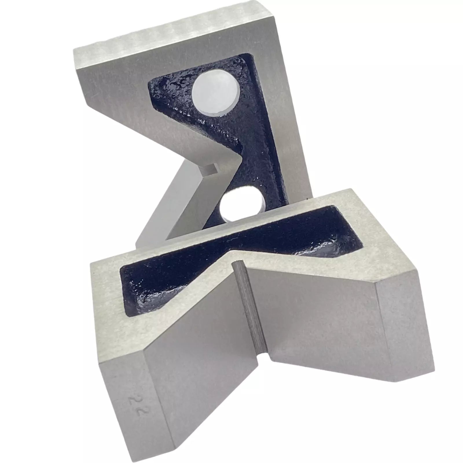 MHC 420-5704 Cast Iron Vee Block, Length : 5" , Width : 2", Height : 3-1/8",  2-1/2" Vee Width sold in pairs
