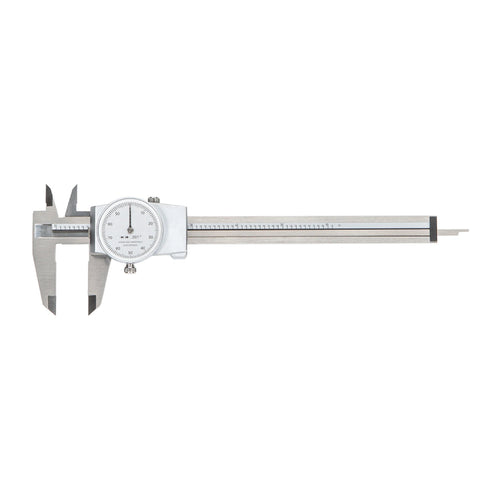 Tesa 00520001 Dial Caliper, Stainless Steel, white Face, 0-6" Range, -0.001" Accuracy, 0.001" Resolution, Meets DIN 862 Specifications Brand: TESA Metal case
