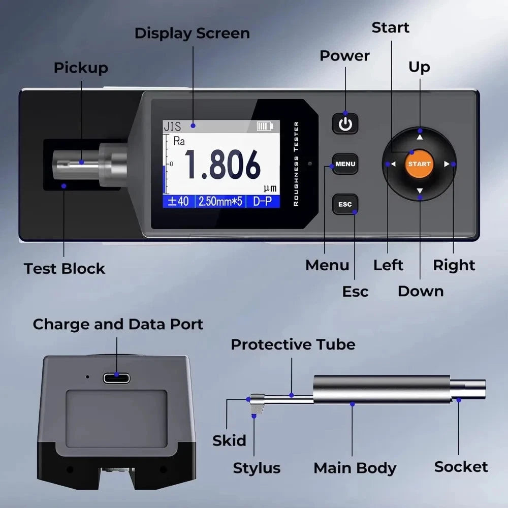 Advanced Roughness tester ART220 Digital roughness tester