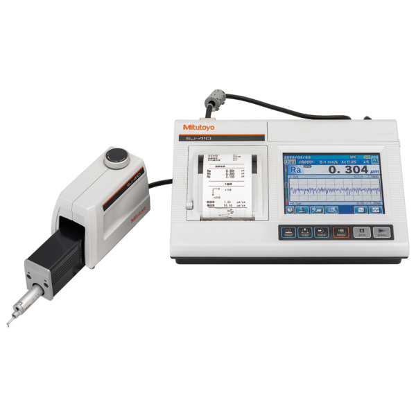 Mitutoyo 178-583-01E Surftest SJ-412 Surface Roughness Tester, 2''/50mm X-Axis Travel, 0.75 mN Detector, 2 Micron Stylus Tip Radius