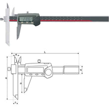 Inspec Off-set Digital Caliper 0-150mm 117-101-10