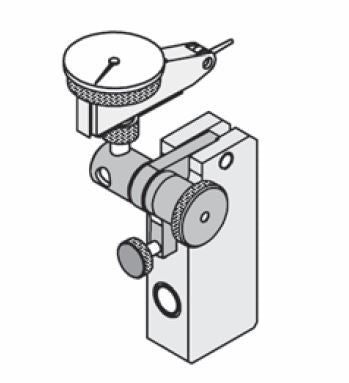 Universal Punch Concentricity Gauge - K1-20- Concentricity Gage - K1 Series - Dual Indicator - w/ Standard & Side Carrier, APart Diameters: 3/8” - 2” (10mm to 50mm) Part Lengths: up to 6” (152mm) Accuracy .004mm/.00016", Rollers are Extra