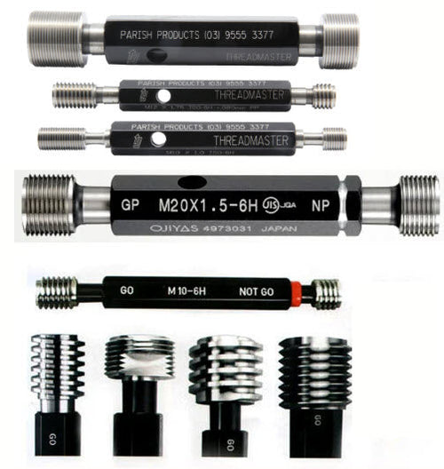 M47P Thread plug gauge Go/No-Go Class 6H .Double Ended Thread Plug Gauge Go/No-Go Style E Size : M4 X0.70 Class : 6H