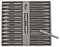 Deltronic PPM25 Class X Pin Gauge Sets. 0.0025mm Steps Code PPM25-13-3800 Range .1300 - .3800mm