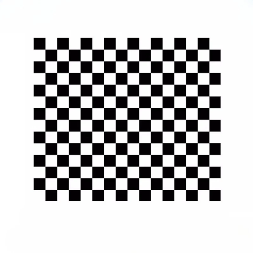 Chotest 1016099 Checkerboard master gauge for camera calibration, 230mmx230mm/1mmx1mm