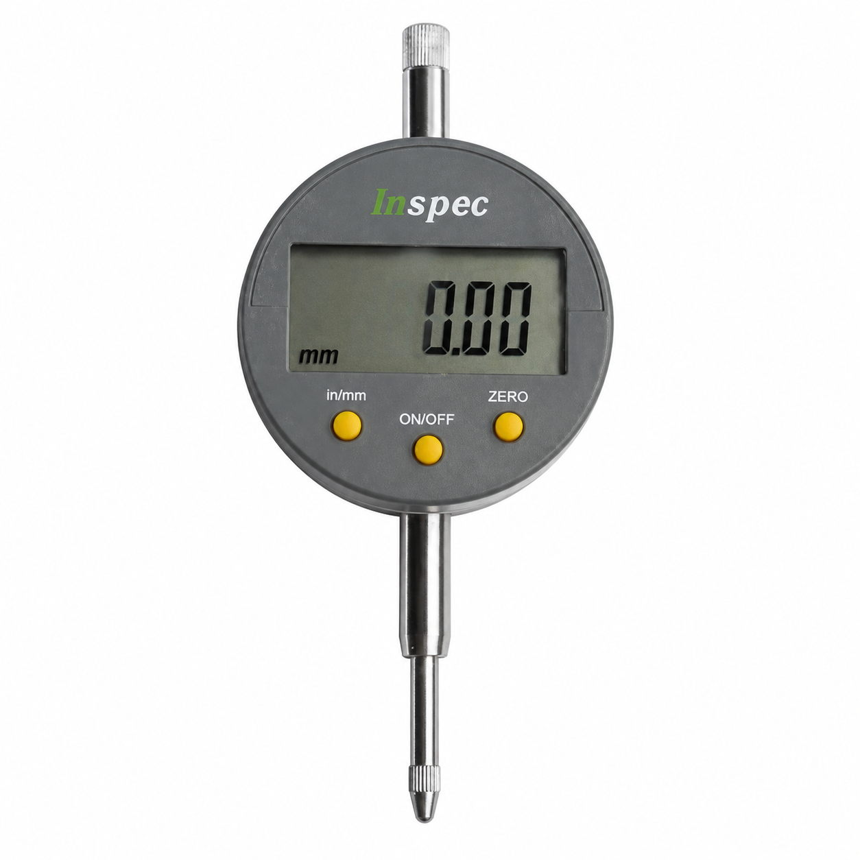 Inspec Economy Digital Indicator 225-031-12-001 Accuracy:.005mm Range:12.5mm/.5" Resolution:.001mm/.00005" No SPC Output:
