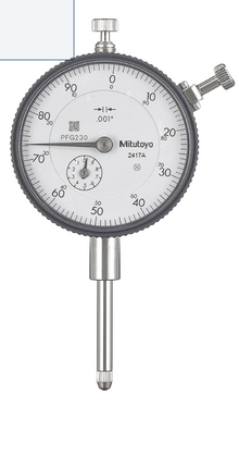 Dial Gauge, Flat Back, ANSI/AGD Type 1", 0,001" 2417AB