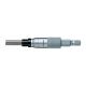 Mitutoyo Series 153-201 Non Rotating Spindle Micrometer Head Range 0-25mm x .01mm Stem 9.5mm Plain Accuracy .003mm, with ratchet