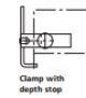 Schwenk OSIMESS 62800007 Clamp with depth stop measuring range 10-20mm