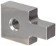 Mitutoyo 619072 Plain Jaw for Square Gauge Blocks to measure ID and OD Diameters 10mm x 9mm Block 24.7mm x 24.7mm O/A length 39.9mm